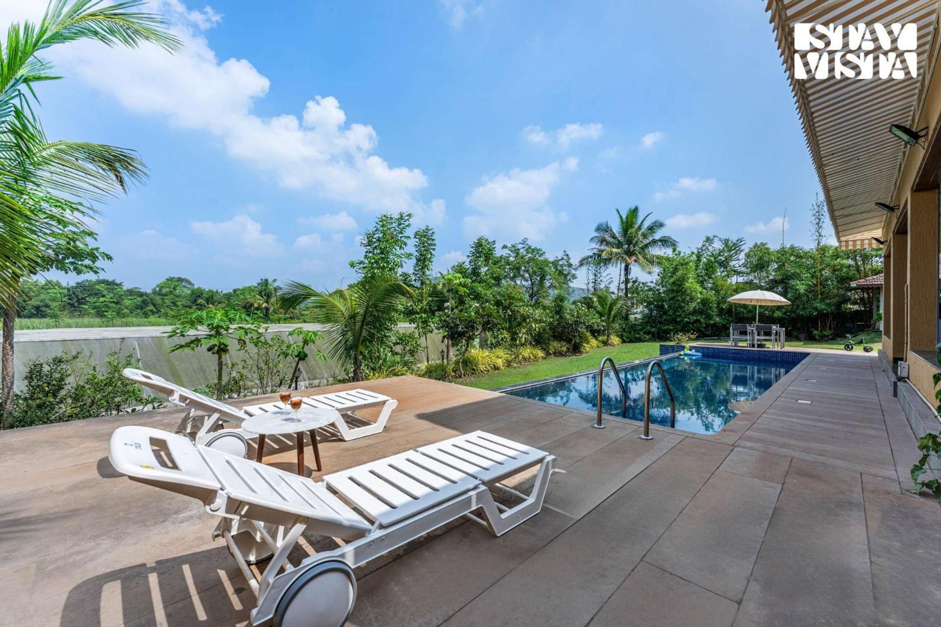 פונה Stayvista At Countryside Meadows With Pool, Ac מראה חיצוני תמונה