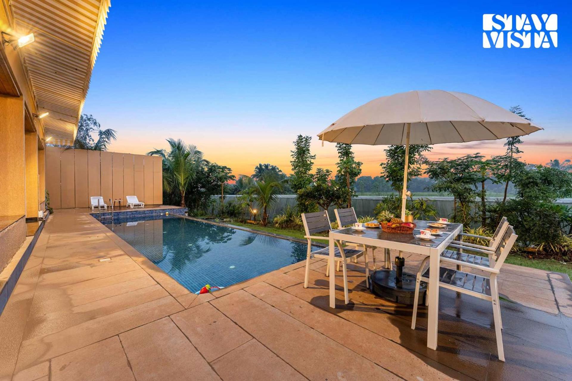 פונה Stayvista At Countryside Meadows With Pool, Ac מראה חיצוני תמונה