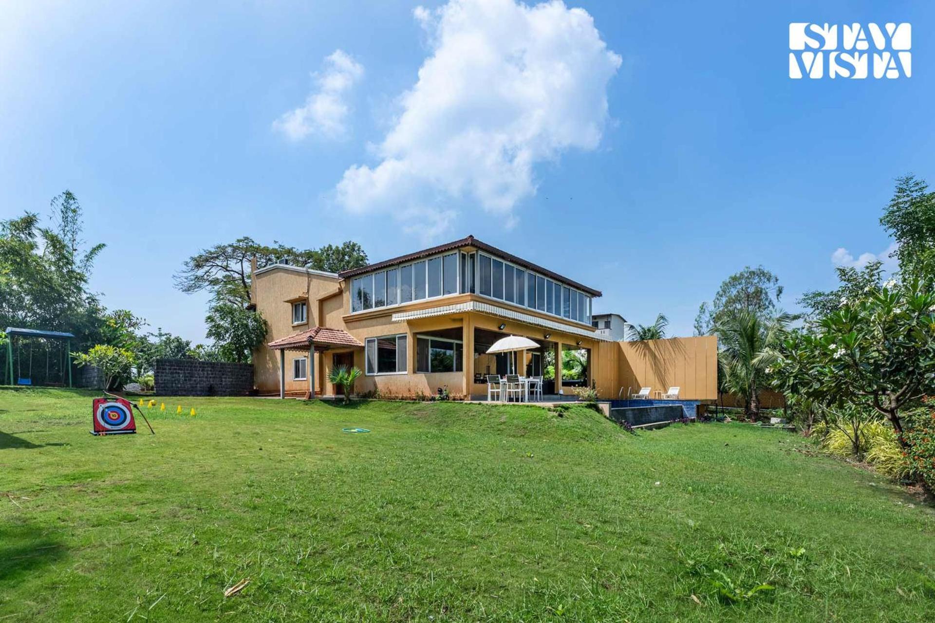 פונה Stayvista At Countryside Meadows With Pool, Ac מראה חיצוני תמונה